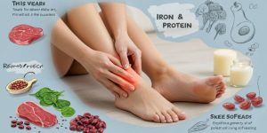 손발 저림, 혈허, 혈액순환, 단백질, 철분, 마사지, 혈액 순환 개선, 영양 섭취, 건강 관리, 빈혈