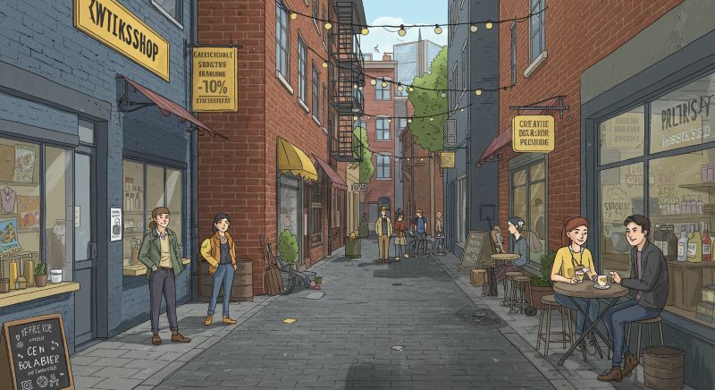 성수동은 왜 힙해졌을까? '로컬 경제 부활'의 비밀과 효과 1 로컬 경제의 부활, 힙한 동네, 경제적 효과, 도시 재생, 로컬 크리에이터, 젠트리피케이션, 상권 활성화, 지역 브랜딩, 지속 가능성, 성수동