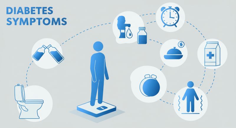 당뇨 초기 증상, 당뇨병 증상, 당뇨병 초기, 당뇨병 조기 인지, 다음, 다뇨, 다식, 혈당, 인슐린 저항성, 당뇨병 관리