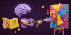 인지 저하 예방, 창조적 취미, 뇌 건강 관리, 악기 연주, 외국어 학습, 미술 활동, 신경 가소성, 인지 예비력, 뇌 활성화, 취미 추천